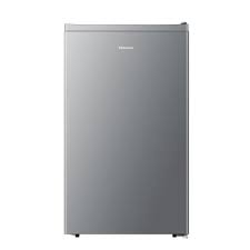 Hisense 90L, Single Door Mini Fridge, Compact Refrigerator, with A+ Energy saving, Reversible door design, for Dorm, Office, Bedroom, Silver-H125RTS